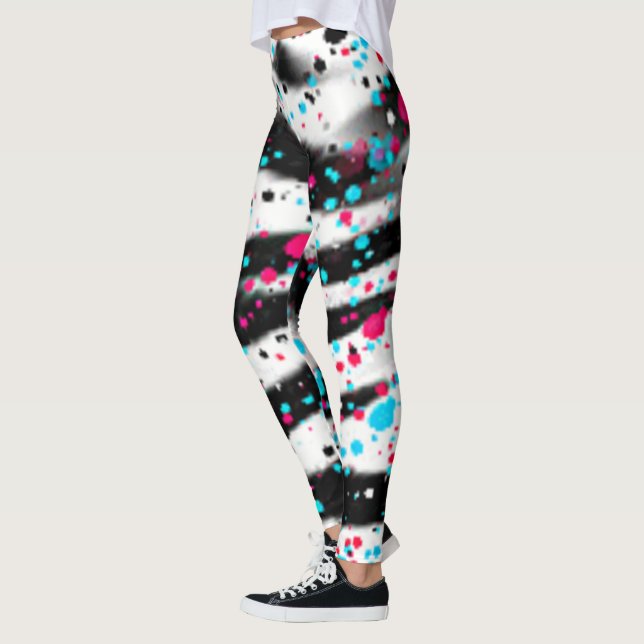 Legging Zebra Splatter (Esquerda)