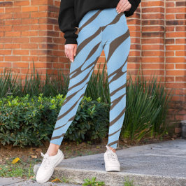 Legging Zebra Wild Animal Pattern