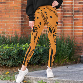 Legging Zebra Wild Animal Pattern