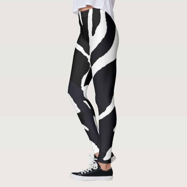 Legging Zebra | Zazzle_Growth. (Esquerda)