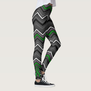 Legging Zig Zag Verde com Fita...C Diferença