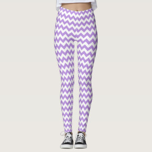 Legging Zigzag Roxo, Chevron Roxo, Padrão Geométrico