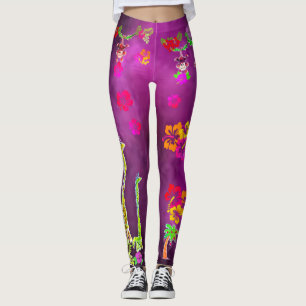 Legging Zion o macaco e as pernas estressadas