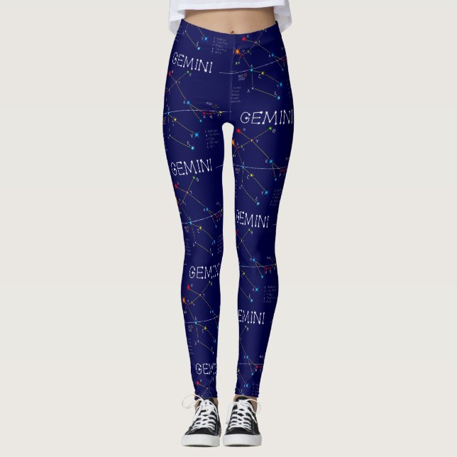 Legging Zodiac Constelação Gemini (Frente)