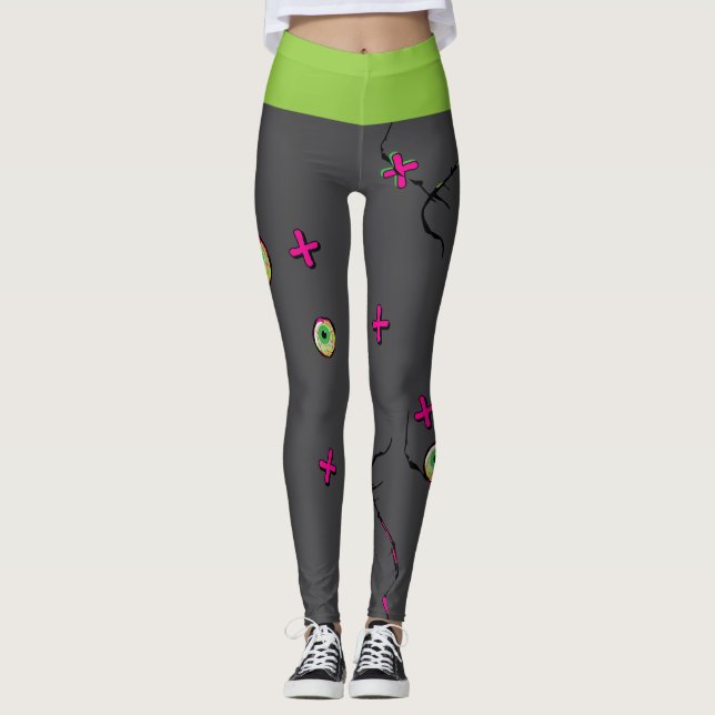 Legging Zombie engraçado! Zombie XOXO (Frente)