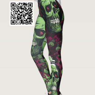 Legging Zombie Verde Morto