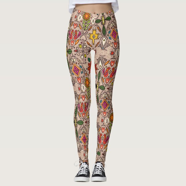 Legging zoryana taupe (Frente)