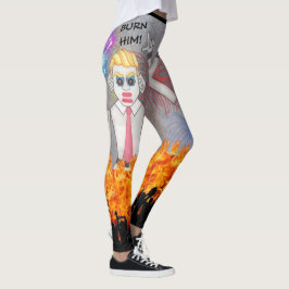 Legging Zozobra Papais noeis Fe, NM Gloom Fora! Queime-O!