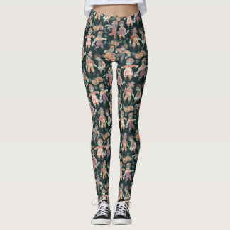 Legging Zumbis de Boneca de Trapo Halloween