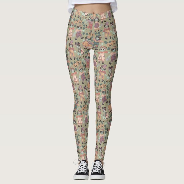 Legging Zumbis de Trapo de Halloween 2 (Frente)