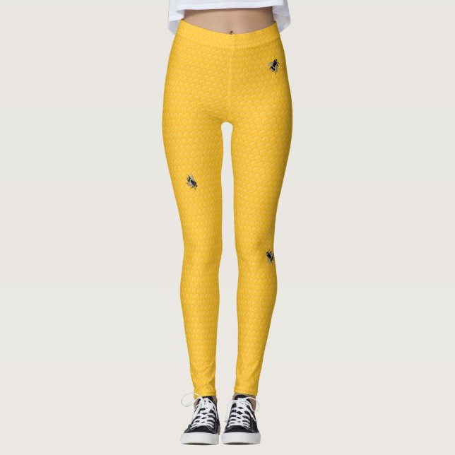 Leggings - Abelha Favo2 (Frente)