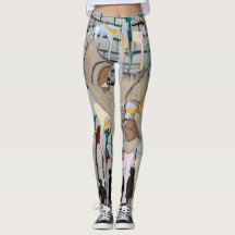 Leggings Abstratas