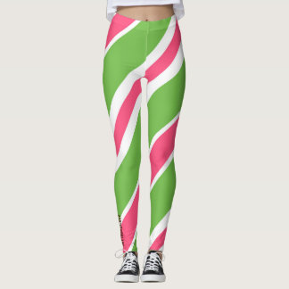 Leggings Abstratas Listra de Bala Vibrante
