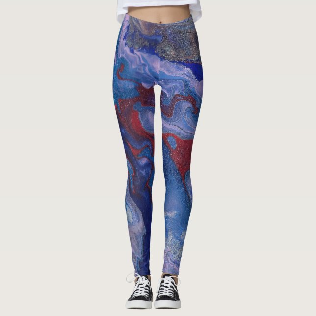 Leggings Abstratas Vape (Frente)