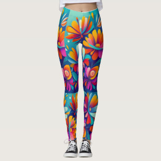 Leggings abstrato