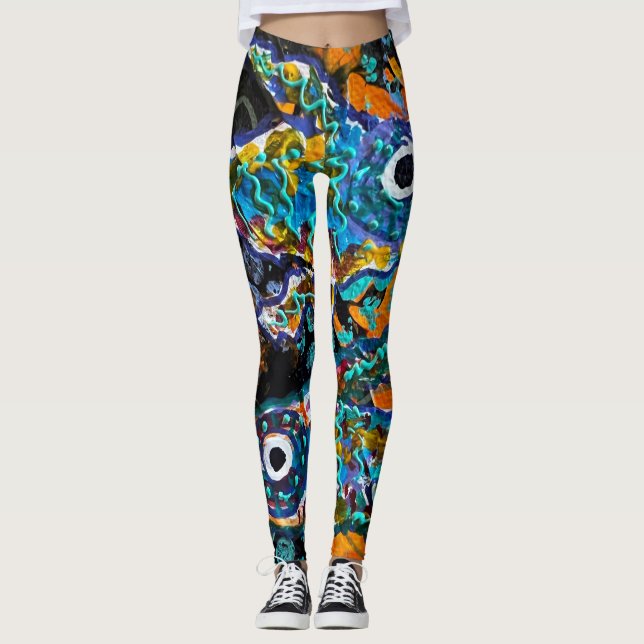 Leggings Abstrato Art (Frente)