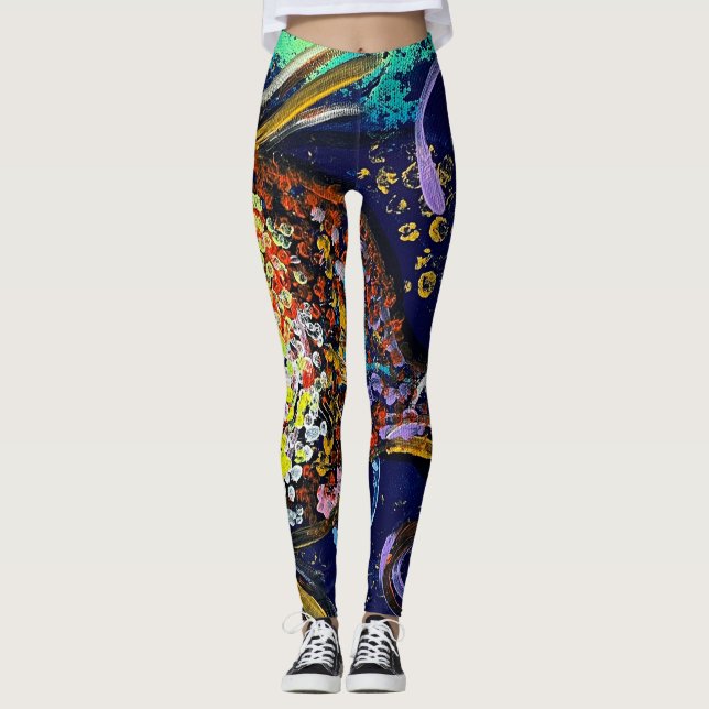 Leggings Abstrato Art (Frente)