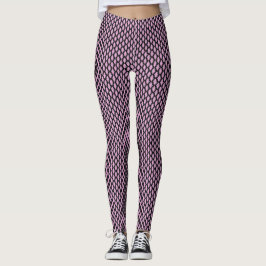 Leggings abstrato cor-de-rosa Legal All-Over Impre