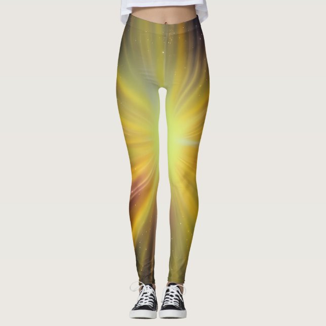 Leggings Abstrato de arte lindas (Frente)