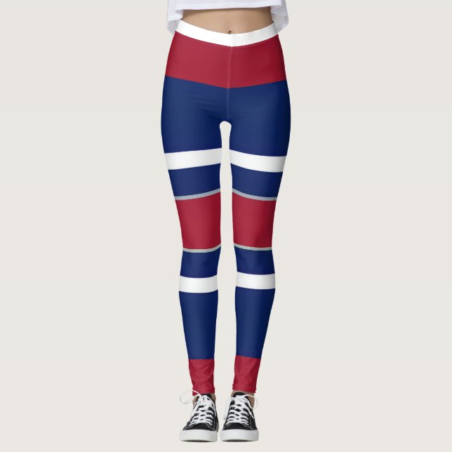 Leggings Activewear MID "COR DA EQUIPA #2" (Frente)