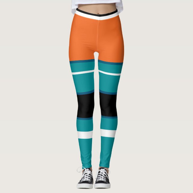 Leggings Activewear MID "COR DA EQUIPA #22" (Frente)