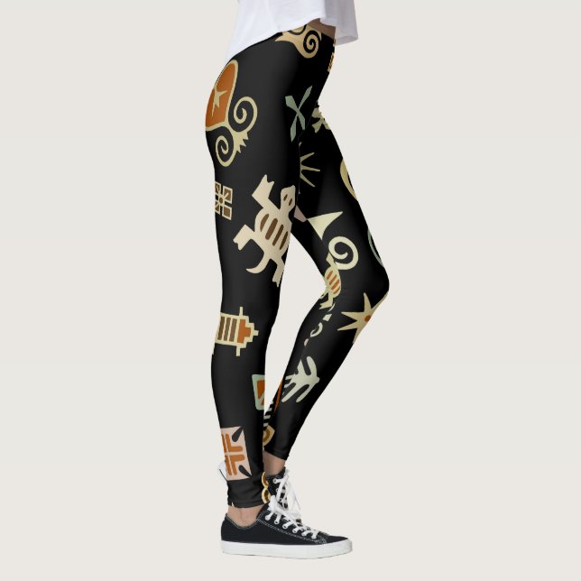 Leggings africanas Adinkra (Direita)