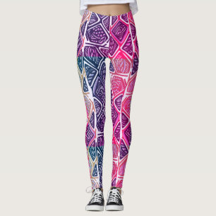 Leggings africanas de padrões