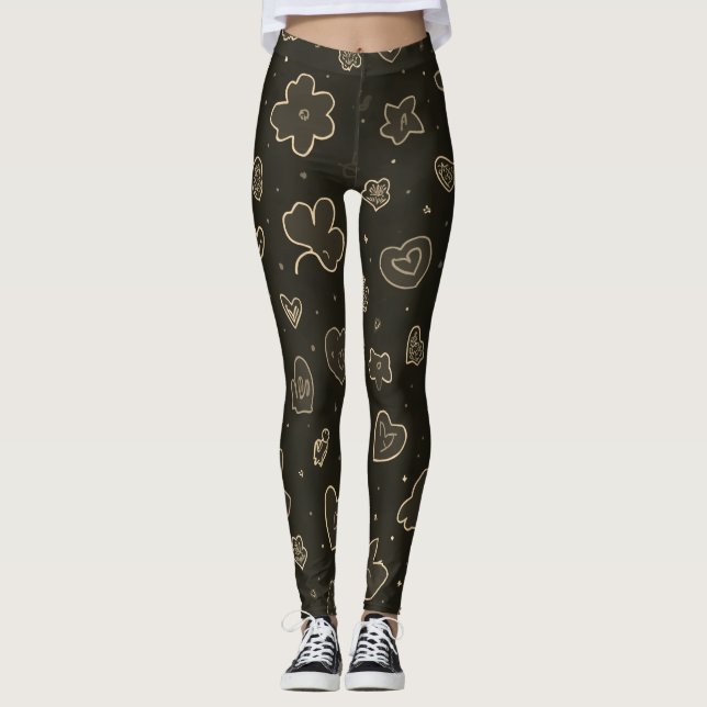 Leggings All-Over-Impressão (Frente)