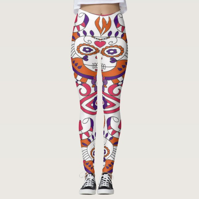 Leggings All-Over-Impressão (Frente)
