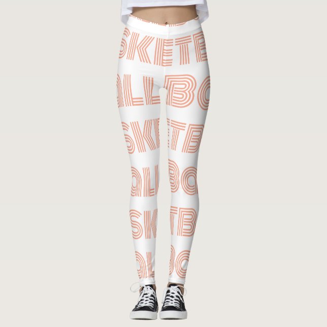 Leggings All-Over-Impressão (Frente)
