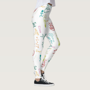 Leggings All-Over-Impressão