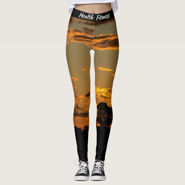 Leggings All-Over-Impressão (Frente)