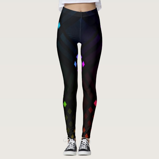 Leggings All-Over-Impressão de Ouros Digitais (Frente)