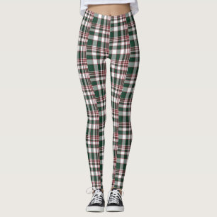 Leggings All-Over-Impressão do Verificador Azul