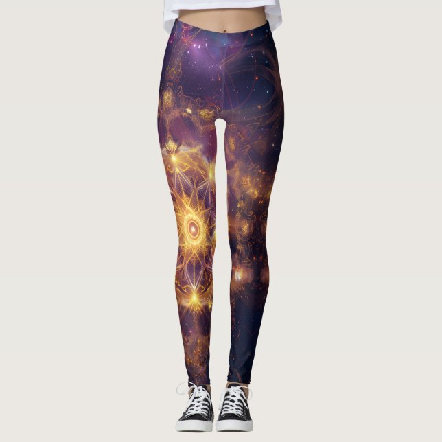 Leggings All-Over-Impressão, femininas (Frente)