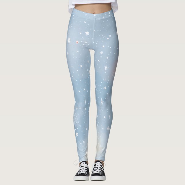 Leggings All-Over-Impressão, femininas (Frente)