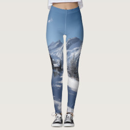 Leggings All-Over-Impressão, femininas