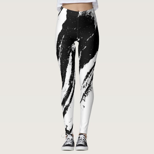 Leggings AlwaysAbstrkt Blk/Wht III (Frente)