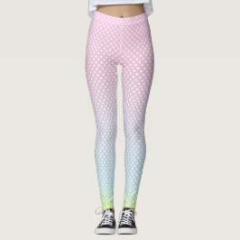 Leggings Amarelas Azuis Cor-de-Rosa Gradiente boli