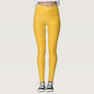 Leggings Amarelas Douradas - Ruas. Calças de Yoga