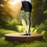 Leggings Amarelas Esportivas com Stripes - Sem Lim<br><div class="desc">Design de esporte sofisticado com linhas para enfatizar sua figura. Saia ou bata no ginásio em estilo e conforto. Escolha estas leggings em várias cores diferentes.</div>