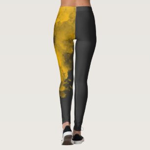 Leggings Amarelas Texturizadas - Fundo exclusivo