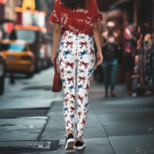 Leggings Americana Coquette com Laço