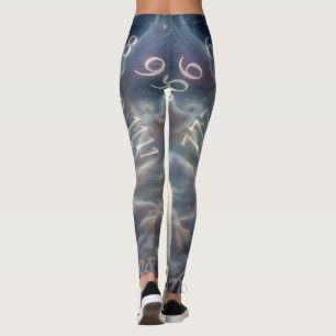 Leggings Anjos de Realms Paralelos NUmbers