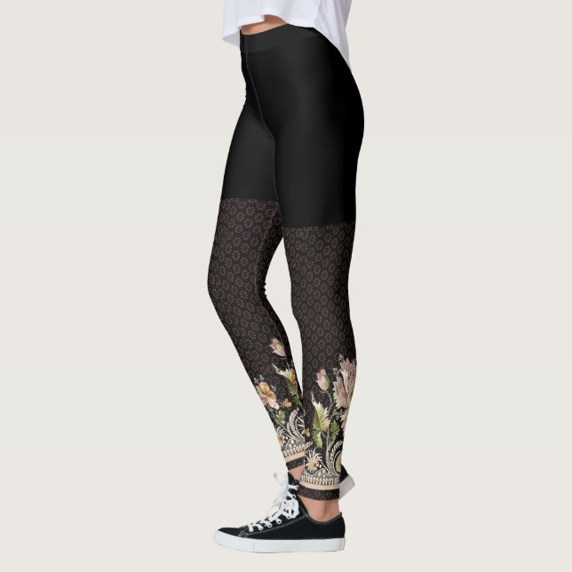 Leggings antigas de bordados (Esquerda)