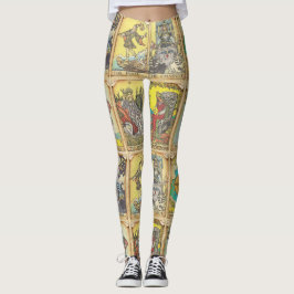 Leggings Antigas Tarot Card - Legal