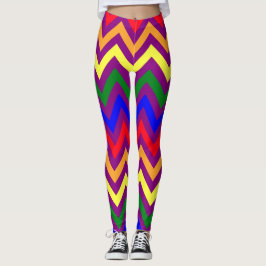 Leggings arco-íris, Leggings coloridas para mulher