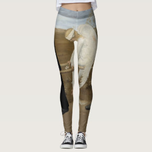 Leggings artísticas "Anjo Ferido" de Simberg
