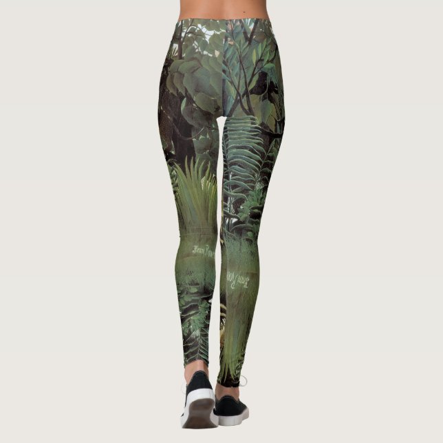 Leggings artísticas do Leão Faminto de Rousseau (Verso)