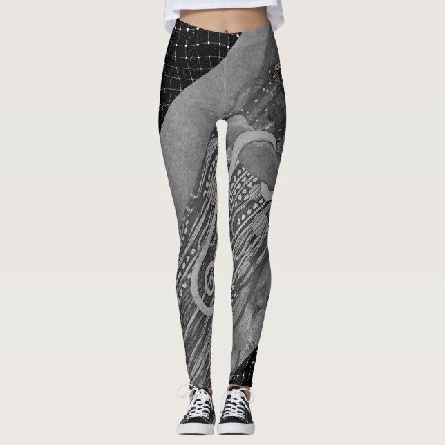 leggings artísticas modernas (Frente)